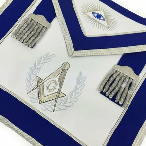 Marque de manchette maçonnique Regalia haute qualité 2025 manchettes maçonniques brodées à la main - Product Image 3