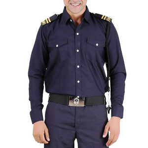 Chemise de garde de sécurité avec logo de pantalon Uniforme d'officier de doublure de corps léger en polyester 100% - Product Image 2