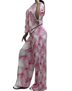 Ensemble personnalisé pour femmes, sublimation, lavage à la machine, séchage rapide, coton imperméable, manches longues, ensemble 2 pièces, short, style hip hop, floral, 2027 - Product Image 2