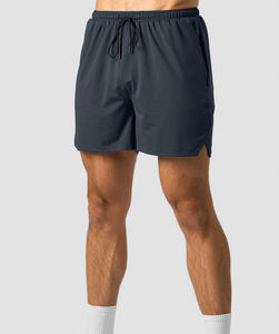 <b>Lightweight</b> Grey Mesh Workout <b>Shorts</b> for <b>Men</b> Designed with Zip Pockets Ultimate Comfort Breathable Stretchy Mesh <b>Shorts</b> - Product Image 5
