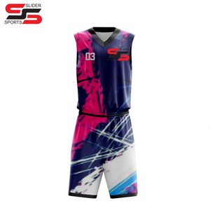 Uniforme de baloncesto profesional al mejor precio, material transpirable de alta calidad, diseño de talla grande - Product Image 1