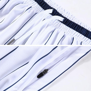 Pantalones cortos de baloncesto deportivos personalizados de alta calidad, poliéster, gimnasio, entrenamiento, malla de sublimación, pantalones cortos informales para correr para hombre con bolsillo - Product Image 5