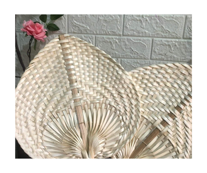 Ventilador de mano de madera de bambú ecológico, ventilador plegable decorativo hecho a mano, venta al por mayor, fábrica de Vietnam, Exportación lista - Product Image 3