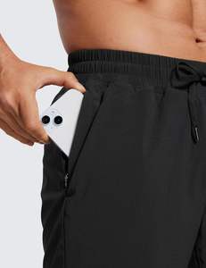 Alta calidad verano básico deporte secado rápido 100% poliéster gimnasio pantalones cortos secado rápido algodón Fitness entrenamiento ropa deportiva pantalones cortos - Product Image 5