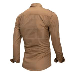 100% coton à manches longues coupe ajustée grande taille nouveau Design personnalisé logo brodé Hip Hop Style à la mode respirant coupe-vent - Product Image 2