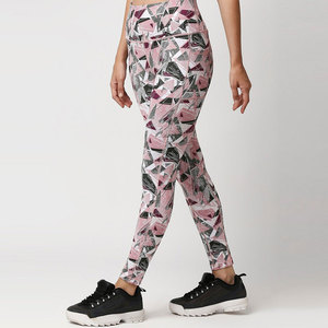 Cómodas mallas de Yoga hechas a medida para mujer cintura elástica de alta calidad Color sólido entrenamiento Fitness Yoga Leggings - Product Image 4