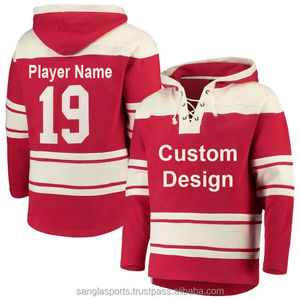 Wholesale Cheap Sublimated Ice Hockey Custom Made Team Ice Hockey Hoodies Manufacturer Custom Logo Top Quality - Product Image 6