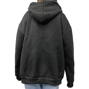 High Quality Screen Print With Rhine Stone <b>Zip</b> Up <b>Hoodie</b> For Men's 100%Cotton 450GSM Flees Wholesale and Customized - Product Image 4