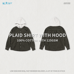 Custom <b>Quilt</b> Line Warm Jersey Knit Men's Plaid <b>Shirt</b> Relaxed Fit Streetwear Fashion 3D Print Loose Hoodies - Product Image 4