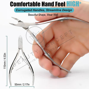 A precio razonable cortaúñas barato sostenible buena calidad hacer propio producto único acero cutícula clavo Nipper belleza concepto - Product Image 2