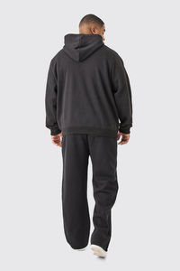 New <b>Black</b> Vintage Premium Quality Lightweight Plus Size <b>Zip</b> <b>up</b> Hoodie Hot Sale Custom Logo 100% Cotton <b>Hoodies</b> <b>Men</b> - Product Image 2