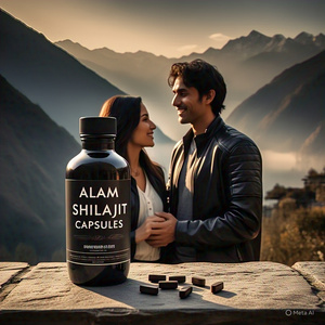 Capsules de poudre de Shilajit de l'Himalaya séchées au soleil biologiques de qualité la plus pure 100% suppléments à base de plantes d'acide fulvique naturel pur pour tous les âges - Product Image 3