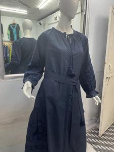 2020เสื้อเบลาส์แขนยาวผ้าลินินผสมฝ้ายปักลายดอกไม้สำหรับผู้หญิงชุดประจำชาติอูคูเลเล่แขนยาวผ้าลินิน100% ธรรมชาติ - Product Image 4