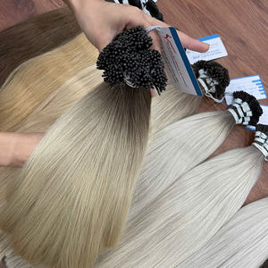 Super venta 100% extensiones de cabello humano virgen Natural recto I punta extensión de cabello Top 1 DE FÁBRICA DE Vietnam al por mayor - Product Image 4