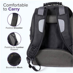 Grand sac à dos de voyage pour femmes 40L Sac à dos de transport pour les compagnies aériennes Sac à dos pour ordinateur portable de 17 pouces Sac de sport imperméable Voyage - Product Image 3