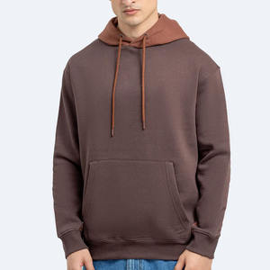 Sudadera con Capucha para Hombre, 100% Algodón, Estilo Holgado con Diseño de Parches en las Mangas, Gruesa para Invierno - Product Image 2
