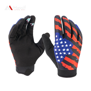 Full-<b>Finger</b> Lightweight UV Protection Cycling Gloves Breathable Anti-Slip Grip Adjustable Wrist <b>Strap</b> Shock-Absorbing Padded - Product Image 4