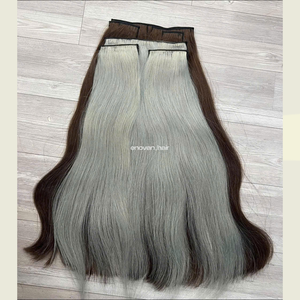 Extensions CLIP IN de qualité supérieure de qualité salon à partir de cheveux vietnamiens fabriqués avec la technologie russe pour une utilisation prolongée - Product Image 1