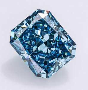 2.51 diamants cultivés en laboratoire CT coupe rayonnante VS1 diamant en vrac CVD couleur bleue diamants polis clarté VS1 - Product Image 1