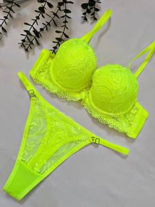 Conjunto de sujetador y braga personalizables al por mayor, hechos en Turquía, ropa interior femenina premium opt171 - Product Image 4