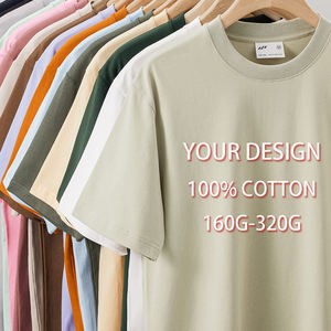 Logotipo personalizado DTG Serigrafía en blanco 180 Gsm 250 Gsm 300 Gsm Camiseta de algodón Camiseta para hombres Camiseta de gran tamaño para hombres - Product Image 2