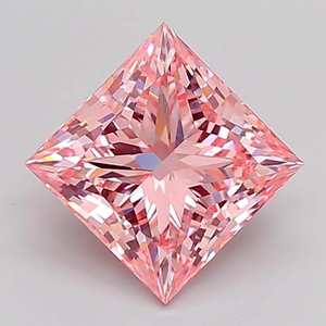 Nuevos diamantes CVD cultivados en laboratorio con corte estrella rosa de 3, 4 y 5 quilates, certificados por IGI, claridad VVS2, disponibles al por mayor para colgantes. - Product Image 2