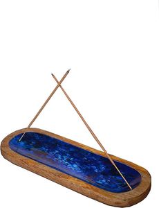 รอบทําด้วยมือไม้ธูปผู้ถือธูปไม้กล่องเถ้าCatcherน้ําหอมสําหรับของขวัญวัตถุประสงค์ - Product Image 5