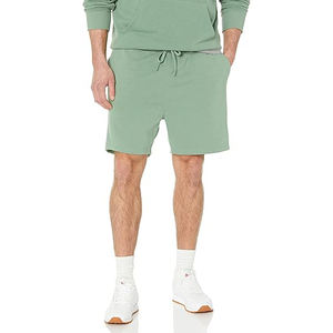 fleece <b>shorts</b> casual <b>men</b> cotton soft <b>lounge</b> summer apparel elastic waist relaxed fit comfort wear - Product Image 5
