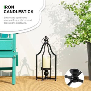 Lanterne à bougie en métal moderne classique résistante à la chaleur, idéale pour la suspension, la décoration intérieure et les cadeaux - Product Image 5