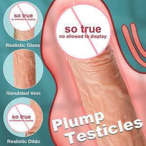 Sıvı silikon gerçekçi yapay penis vibratör kadın seks oyuncakları uzaktan kumanda ile titreşimli yapay penis stimülatörü seks oyuncak tedarikçisi - Product Image 3
