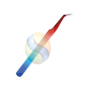 Pinzas de Precisión Premium para Extensión de Pestañas, Herramienta de Belleza Profesional de Acero Inoxidable, Pinzas para Extensión de Pestañas con Ultra Agarre - Product Image 4