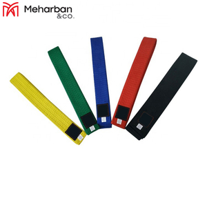 Cinturón de artes marciales de karate de taekwondo de algodón poliéster duradero multicolor de alta calidad de calidad superior - Product Image 4