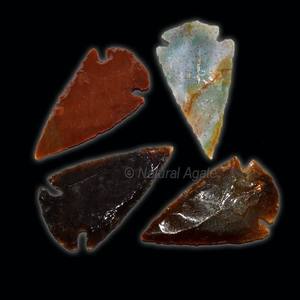 Ágata personalizada Fancy Jasper 3,50 pulgadas puntas de flecha pulidas - Product Image 5