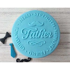 ชุดปั๊มปั๊มนูนฟองดองและปั๊มปั๊มสำหรับตกแต่งเค้กวันพ่อ - Product Image 2