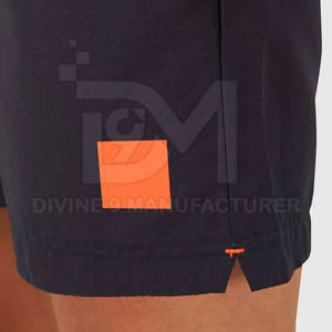 Pantalones cortos de playa para hombre superventas hechos a medida 100% algodón patrón sólido estilo informal de talla grande amigable - Product Image 5