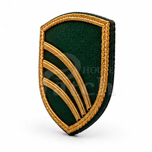 Badge brodé professionnel en fil de soie, fait main, personnalisé, décoratif, à coudre sur les chapeaux et les vêtements - Product Image 3
