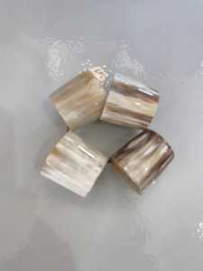 Faizacraft Anneaux de serviette en corne polie brillante Décoration de réception de mariage de haute qualité pour les fêtes stockées - Product Image 4