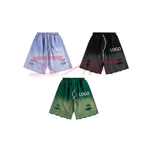 Custom Heavy Weight Cotton <b>Fleece</b> Sun Faded Cargo <b>Shorts</b> Acid Wash Stone Washed Oversized Baggy Sweat <b>Shorts</b> for <b>Men</b> - Product Image 1