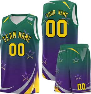 Maillot de basket-ball imprimé sur mesure, short sans manches, ensemble pour adulte, 100% polyester, respirant, anti-transpiration, grande taille - Product Image 3