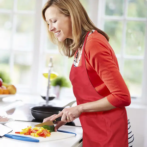 Delantal japonés con hebilla de 2 bolsillos, productos de delantal de cocina para hombres y mujeres con correas ajustables y lona de Bolsillo grande - Product Image 2