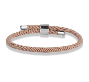 Pulsera Ajustable Unisex Milan Cuerda Náutica para Hombre y Mujer Beige - Product Image 2