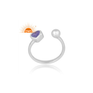 <b>Unique</b> Design 925 Sterling Silver Natural Tanzanite Gemstone Ring Custom Jewelry <b>For</b> Women <b>Gift</b> <b>For</b> <b>Her</b> - Product Image 4