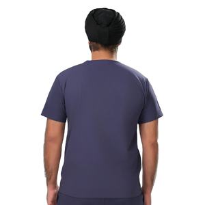 Haut de blouse médicale pour hommes, uniforme professionnel respirant à manches courtes, tenue d'infirmier, fabricant sur mesure - Product Image 6