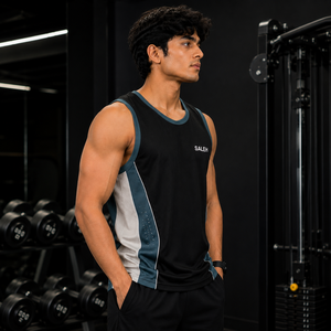 <b>Men's</b> <b>Ribbed</b> Tank Top Cotton Sleeveless Gym Fitness Workout <b>Vest</b> Casual Summer Sportswear Wholesale - Product Image 3