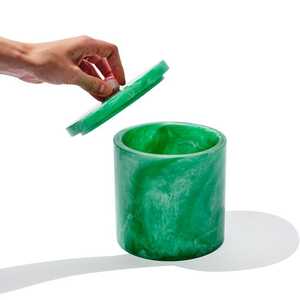 Jarra de Almacenamiento de Resina Artesanal con Tapa, Ecológica, Duradera, 150 ml, Contenedor de Decoración para el Hogar de Lujo para Regalos de Boda al Mejor Precio - Product Image 3