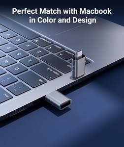 Adaptateur USB C vers USB, lot de 2, compatible avec MacBook, iPad, iPhone, Galaxy, Notebook et autres appareils Type C - Product Image 1