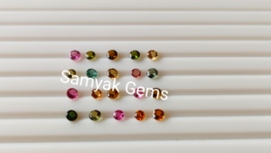 Bán buôn 3 mét bất đa <span class=keywords><strong>Tourmaline</strong></span> mặt bán quý đá quý tự nhiên vòng hình dạng đối với trang sức làm - Product Image 3