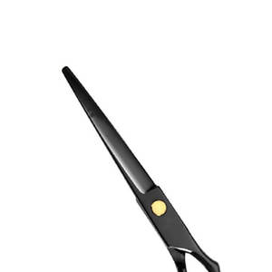 Ciseaux professionnels japonais en acier inoxydable Damas personnalisés marque privée beauté coupe de cheveux coiffeurs droits barbiers - Product Image 2