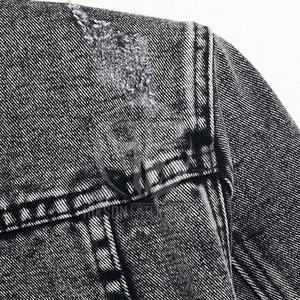 Ropa Casual Personalizada, Chaqueta de Mezclilla con Botones en la Parte Delantera, Manga Larga, Clásica, Cómoda, de Algodón - Product Image 5