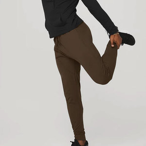 <b>Men's</b> High <b>Waist</b> Casual Cotton Sweatpants New Design Washed <b>Jeans</b> Pants Front Zip Button Multiple Colors Jogging Pant Styles - Product Image 5